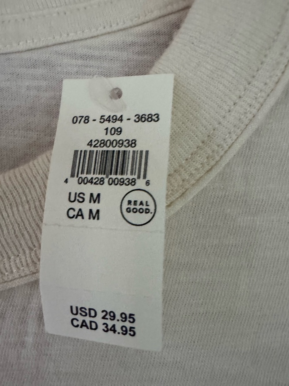 NWT Aerie Maine Oversized Boyfriend T-Shirt - Cream with Dusty Rose Print Med - Picture 4 of 11